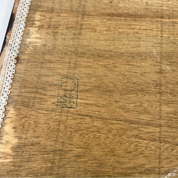 Vintage Asian Shell Art Peacock Flowers Framed Wall Art - Picture 13 of 13